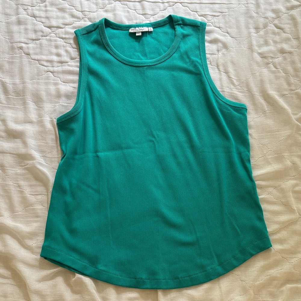 Chicos Teal (Turquoise) Tank